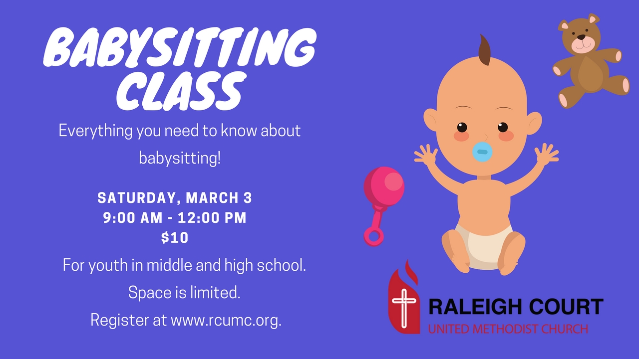 Babysitting Class – Raleigh Court United Methodist Church